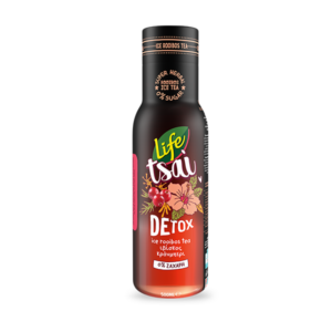 LIFE TSAI Detox ice rooibos tea cranberry & hibiscus 500ml