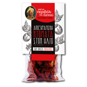 Λιαστή Ντομάτα, αποξηραμένη στον ήλιο - Sun-dried tomato, 250gr  "Το περιβόλι του παππού"