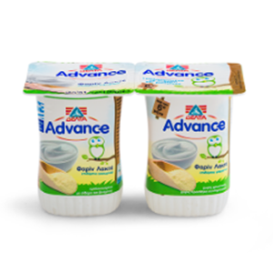ΔΕΛΤΑ Advance Επιδόρπιο γιαουρτιού Φαρίν Λακτέ - Advance Yogurt dessert Farine Lactée 2x150gr