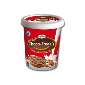 Choco-Freda's Πραλίνα Φουντουκιού Κρέμα Κακάο -  Cocoa Spread with Hazelnut Paste 400gr Agrifreda