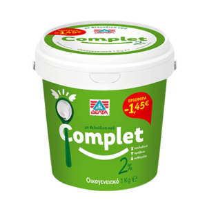 ΔΕΛΤΑ Complet Οικογενειακό 2% Λιπαρά  -  Complet Family 2% Fat 1kg