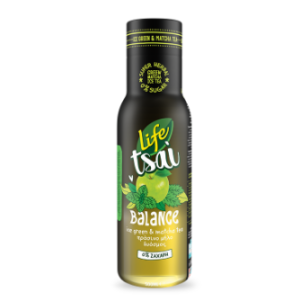 LIFE TSAI Balance Ice green an matcha tea πράσινο μήλο κ δυόσμος/green apple an spearmint 500ml