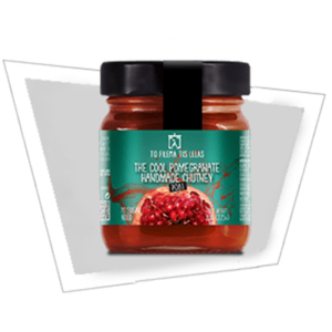 Chutney Ρόδι  - Pomegranate 225gr  ''Το φίλεμα της Λέλας''
