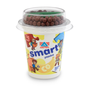 ΔΕΛΤΑ Smart Επιδόρπιο γιαουρτιού Μπανάνα  -  Smart Yoghurt dessert with Banana puree