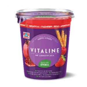 ΔΕΛΤΑ Vitaline Superfruits με Δημητριακά και κομμάτια Φράουλα, Ράσμπερι, Ρόδι  - Vitaline Superfruits with Cereals and Strawberry, Raspberry, Pomegranate chunks 380gr