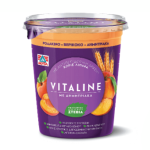 ΔΕΛΤΑ Vitaline με Δημητριακά και Κομμάτια Βερίκοκου-Ροδάκινου  -  Vitaline with Cereals and Peach & Apricot 380gr