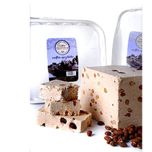 Χαλβάς Βανίλια Αμύγδαλο χύμα  - Tahini halva with Almond in bulk ΚΟΣΜΙΔΗΣ
