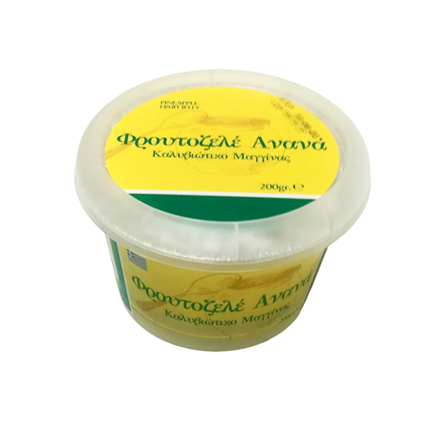Καλυβιώτικο Μαγγίνας Φρουτοζελέ Ανανάς - Pineapple fruit Jelly 200gr