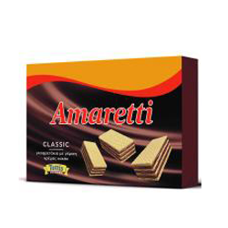 AMARETTI CLASSIC Γκοφρέτα με γέμιση κακάο   / Wafer with Cocoa Cream filling 68g