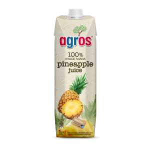 Agros Χυμός Ανανάς - Pineapple Juice 1lt