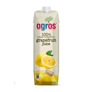 Agros Χυμός Γκρέιπφρουτ - Grapefruit Juice 1lt
