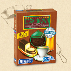 Ζάχαρη Μαύρη  - Dark Sugar 500gr ''Ζωγράφος''