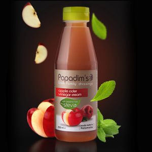 Παπαδημητρίου κρέμα μηλόξιδου με στέβια  - Apple cider vinegar cream with stevia 250ml