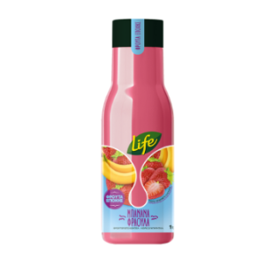 Χυμός Life Φράουλα Μπανάνα - Strawberry Banana 400ml, 1lt