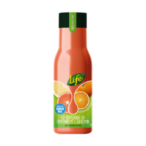 Χυμός Life Πορτοκάλι Γκρέιπφρουτ Σαγκουίνι - Orange Grapefruit Blood orange 400ml, 1lt