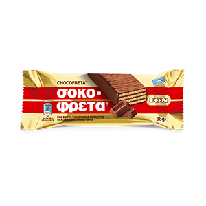 ΙΟΝ Σοκοφρέτα γάλακτος /  Milk chocolate covered wafer 38gr