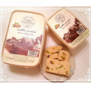 Χαλβάς Φυστίκι  - Tahini halva with Pistachio 450gr ΚΟΣΜΙΔΗΣ