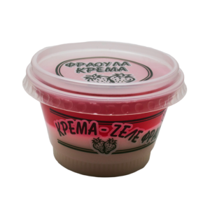 Καλυβιώτικο Μαγγίνας Ζελέ Κρέμα-Κεράσι -  Cherry fruit Jelly & Vanilla Cream 200gr