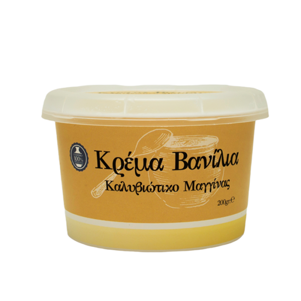 Καλυβιώτικο Μαγγίνας Κρέμα Βανίλια  - Vanilla Cream 200gr